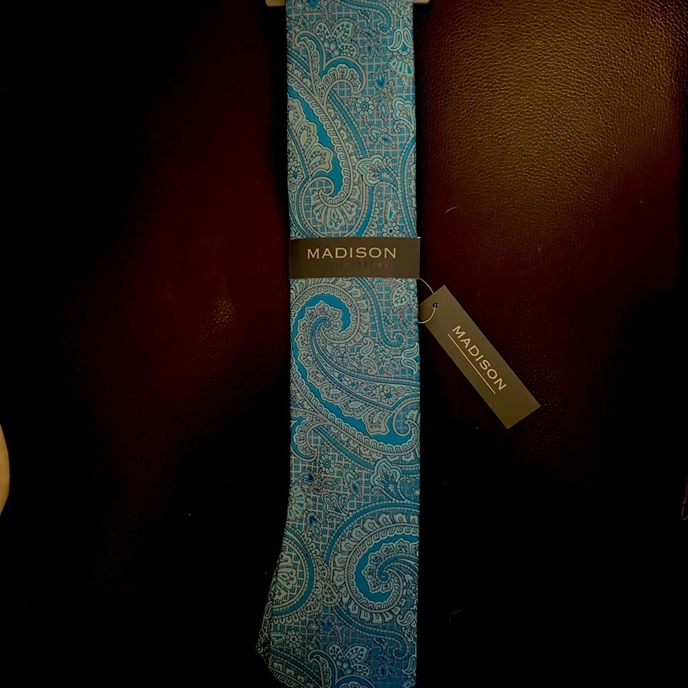 Madison blue tie brand new W tags